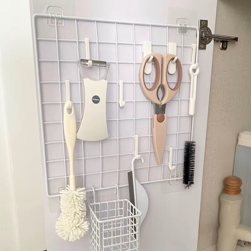 Rangement Mural - ClutterGrid™ - Panier Cubique Blanc