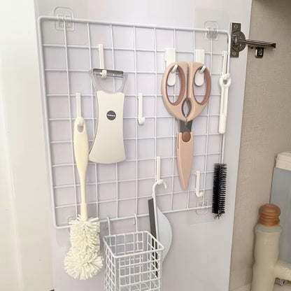 Rangement Mural - ClutterGrid™ - Panier Cubique Blanc