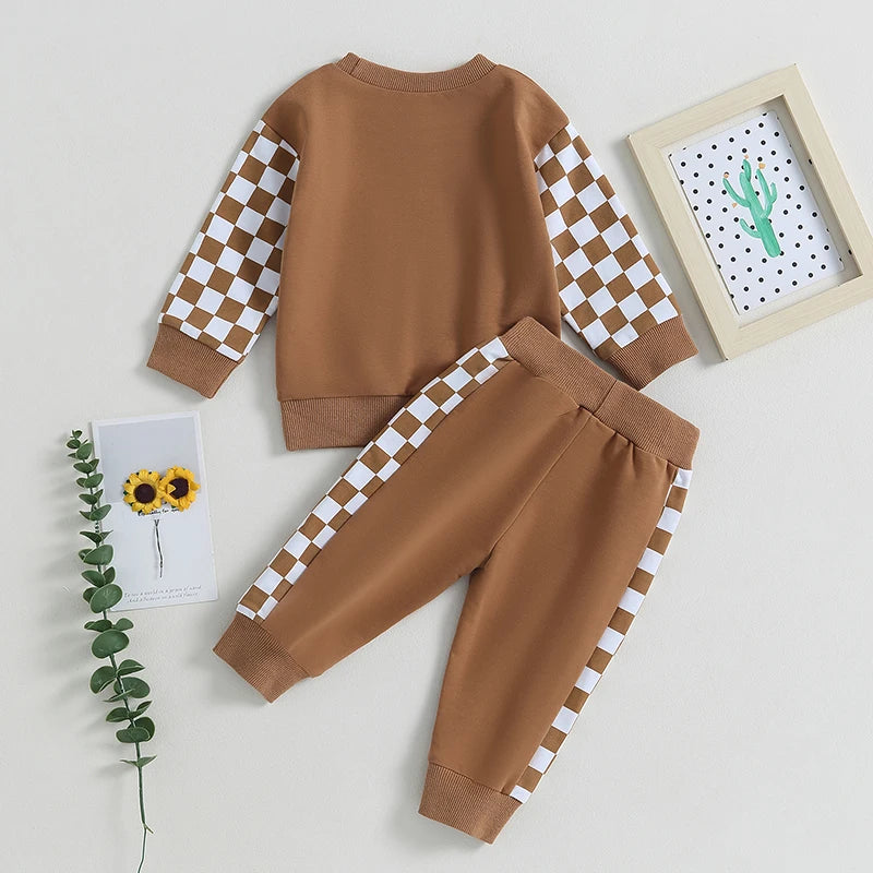 Ensemble Bebe Garcon - BabyBoysOutfits™ - Marron