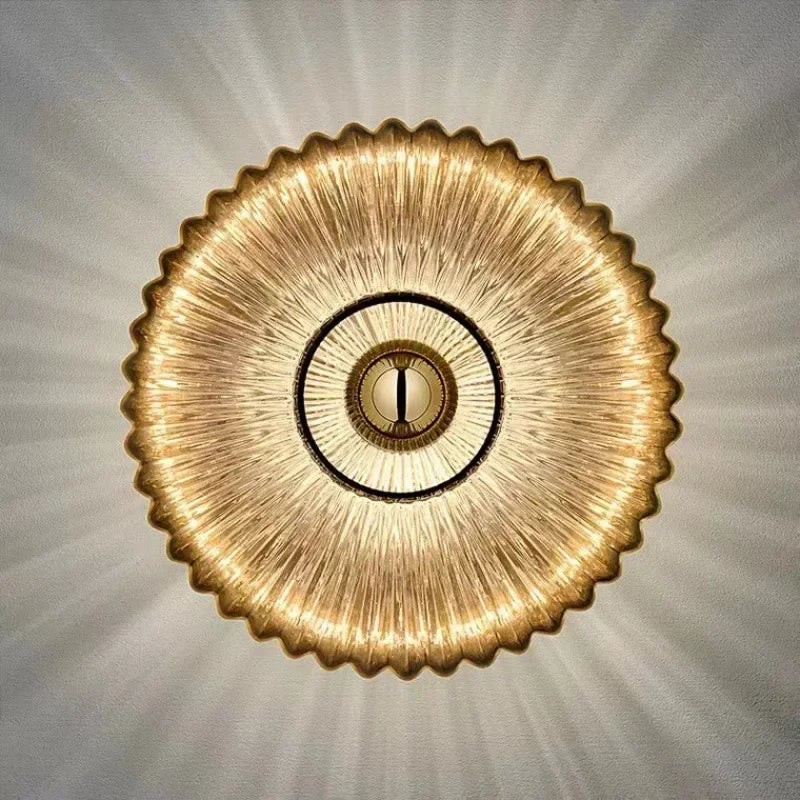 GlassWallLamp™- Halo Doré