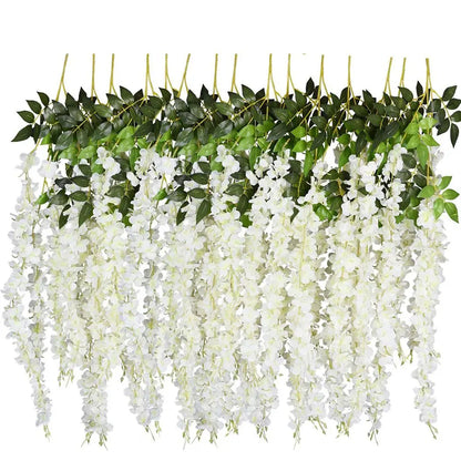 Guirlande Fleurs  - SilkBloom™ - Mauve
