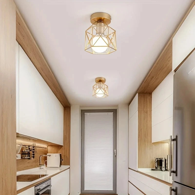 Plafonnier Led - RoundGlowLED™ - Doré