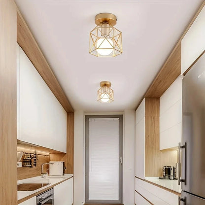 Plafonnier Led - RoundGlowLED™ - Doré