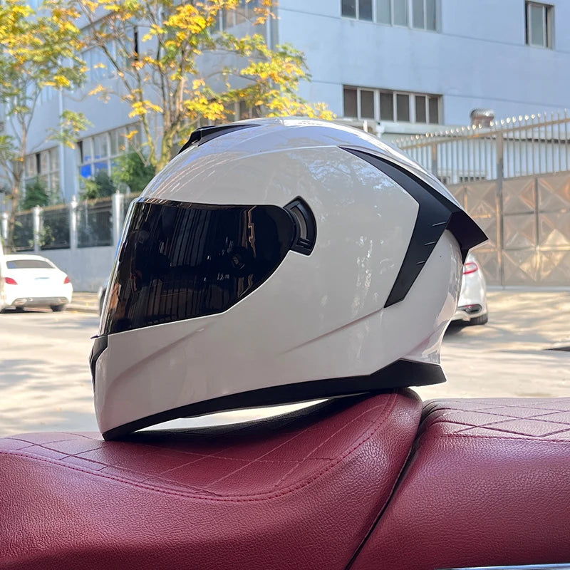 Casque de Moto - FullRideHelmet™ - Blanc
