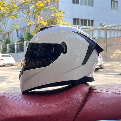 Casque de Moto - FullRideHelmet™ - Blanc