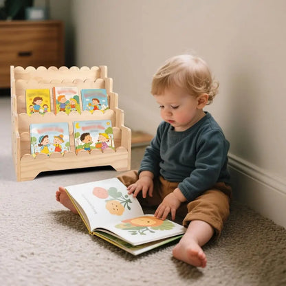 Rangement Livres - Children'sRoomWoodenBookshelf™