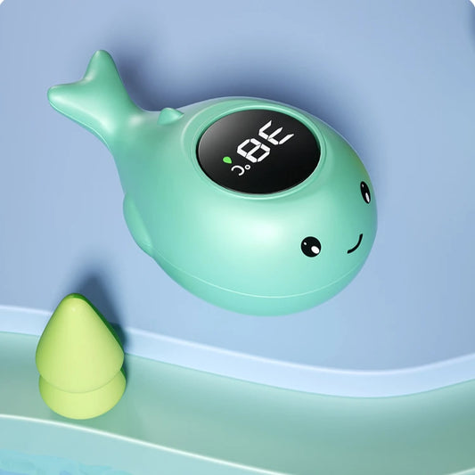 Thermomètre bain bébé - BabyBathTempMeter™ - Dauphin vert