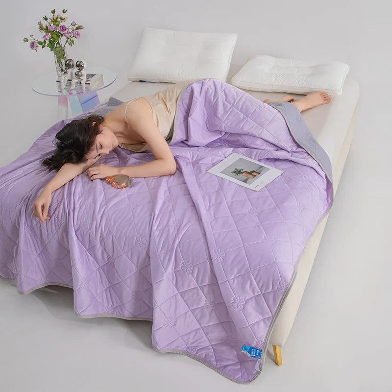 Couette d'Été - ChillBreezeComforter™ - Violet