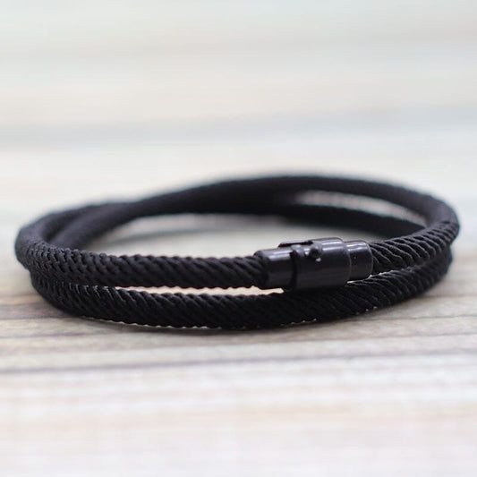 Elegancy+™ - Bracelet double pur homme