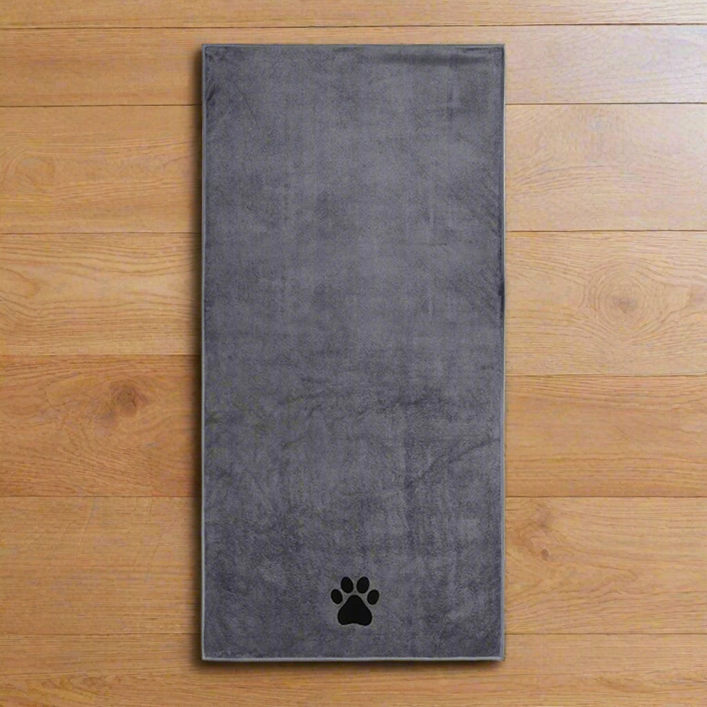 Serviette pour Chien - PawDry™ - Gris