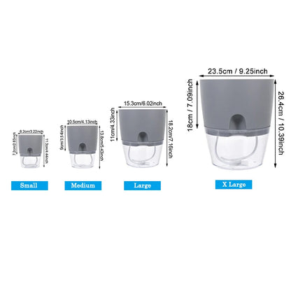 TransparentPot™ - Transparent pot flower injection