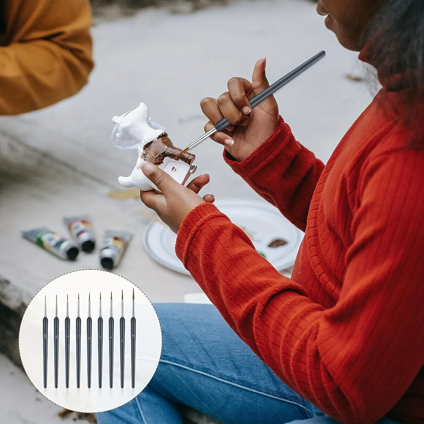 Pinceau Aquarelle - MicroBrushesSet™ - Noir