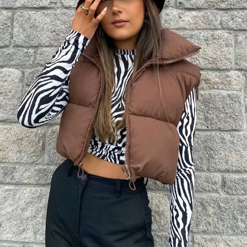 Veste Sans Manche - PolarZip™ - Marron