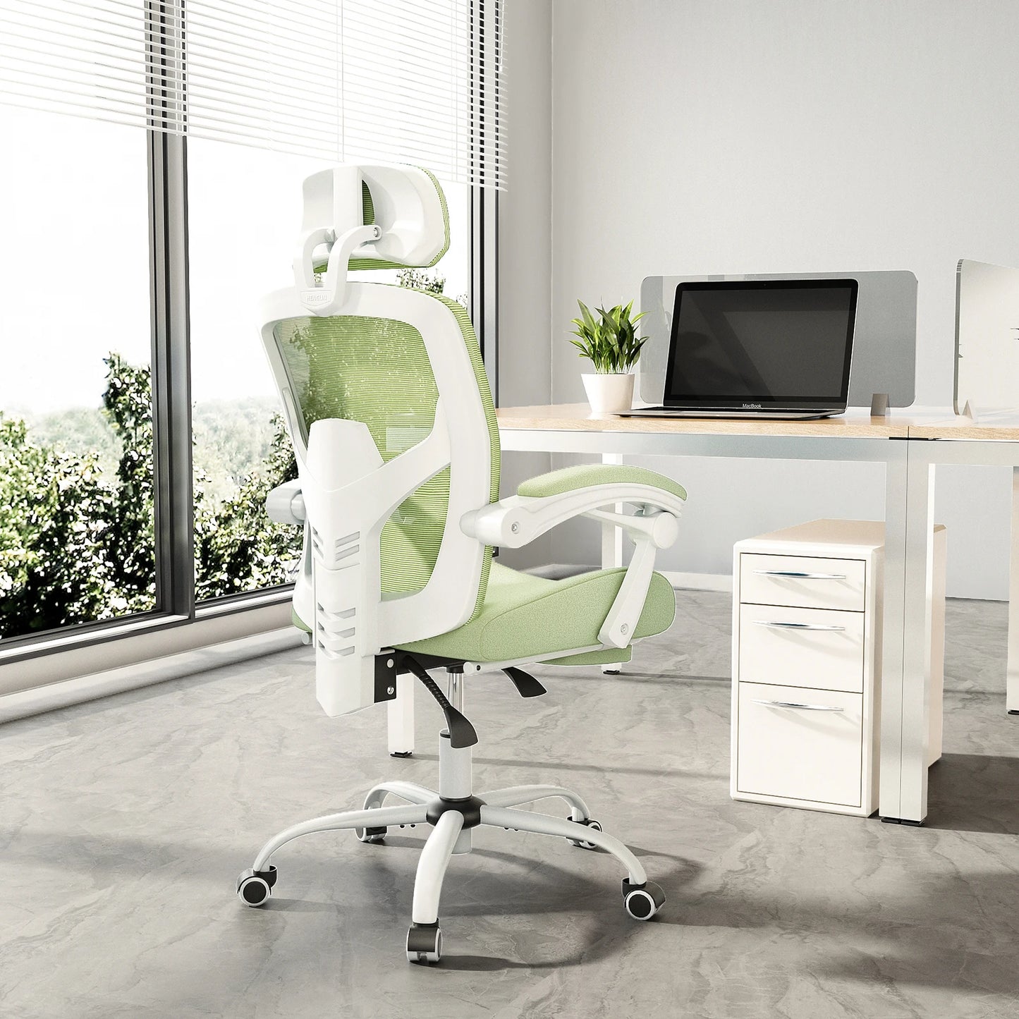 Chaise Ergonomique - ZenPosture™ - Vert Clair