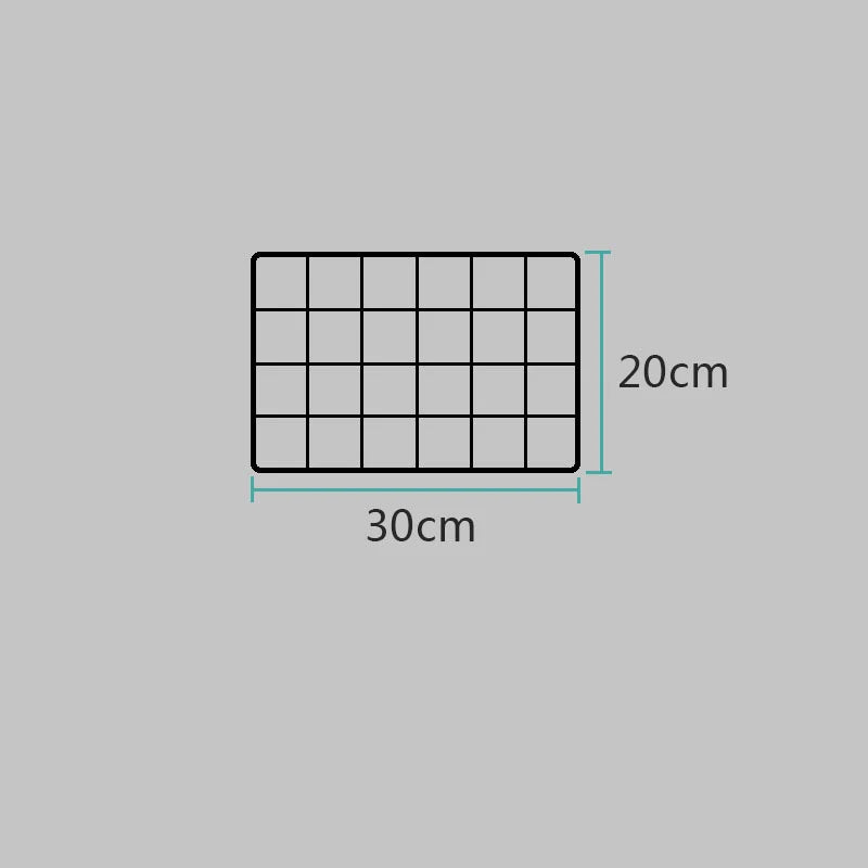 Rangement Mural - ClutterGrid™ - Grille Noire