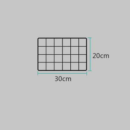 Rangement Mural - ClutterGrid™ - Grille Noire