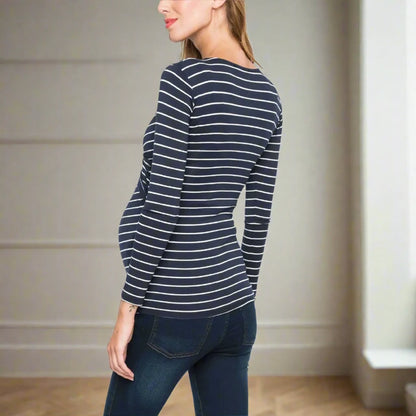 T Shirt Grossesse - PregnantWomenT-shirt™ - Bleu Nuit
