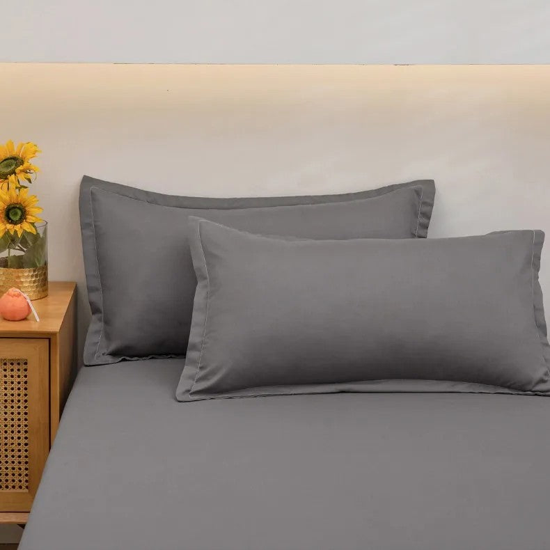 Drap Housse - LinoSoftSheet™ - Gris Foncé