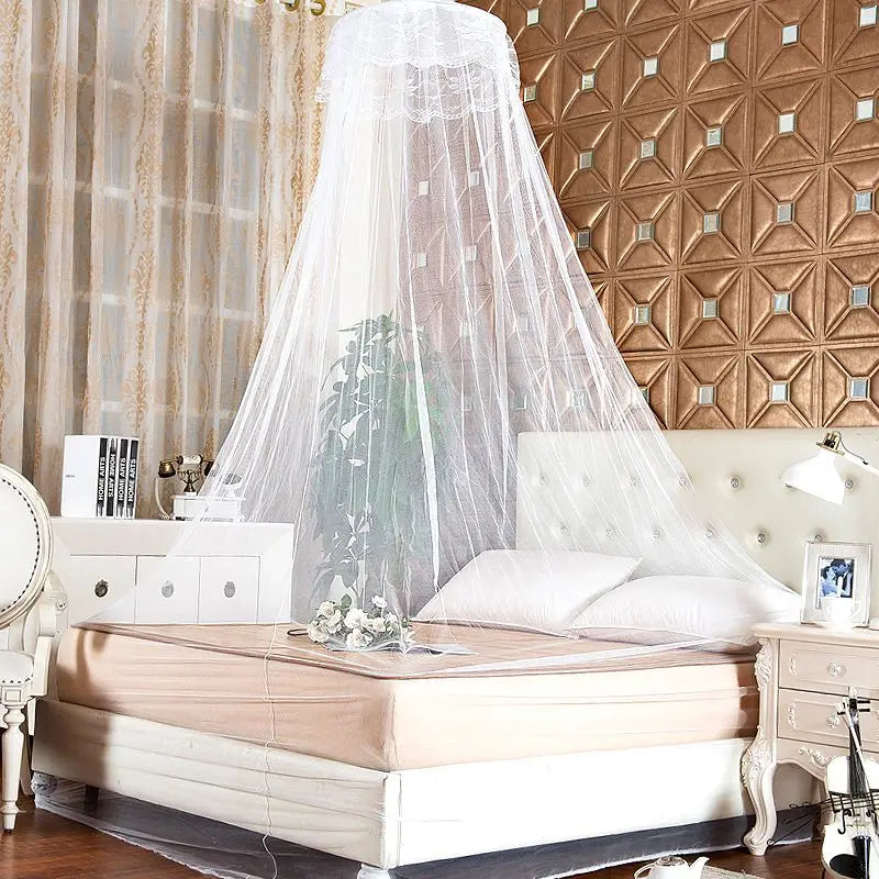 Moustiquaire Lit - PrincessMosquitoDome™ - Blanc
