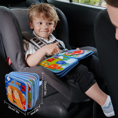 LIVRE BEBE TISSU - PuppyBusyBook™