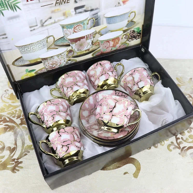 Service à Café - GoldenEdgeElegance™