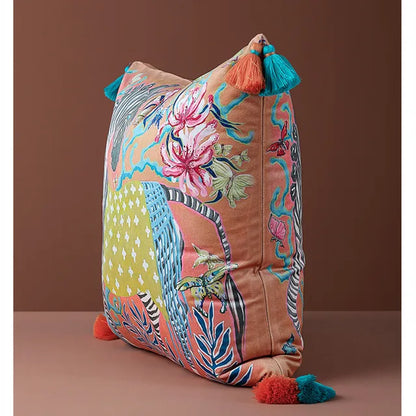 Housse de Coussin - SoftOrient™ - Zèbre Orange