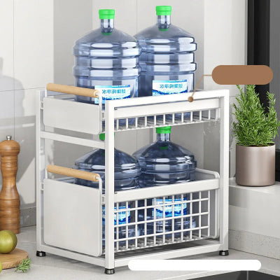 Organisateur Salle de Bain - MultifunctionStorageBasket™ - Blanc