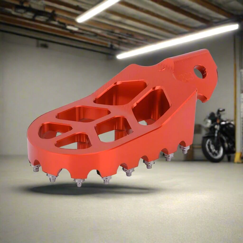 Repose Pieds - MotorcycleFootpegs™ - Rouge