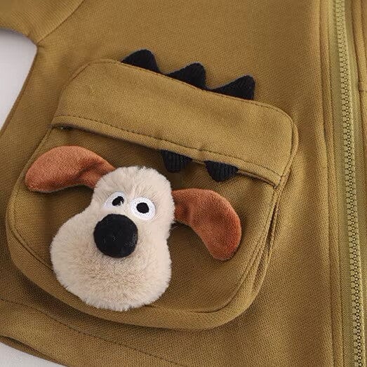 Ensemble Bébé Garçon - PuppyZip™ - Jaune Moutarde