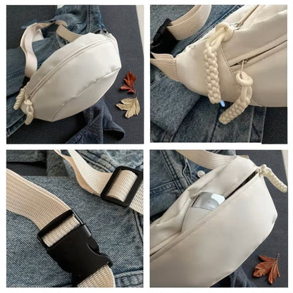Sac Banane - UrbanCrossBodyBag™ - Blanc