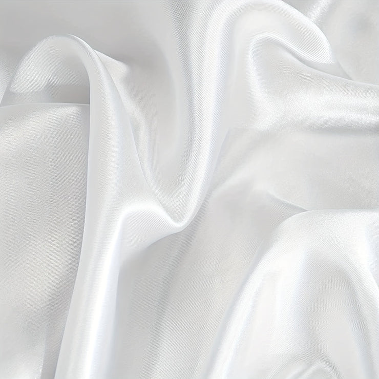 Taie d'Oreiller en Satin - SatinDreamPillow™ - Blanc