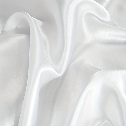 Taie d'Oreiller en Satin - SatinDreamPillow™ - Blanc