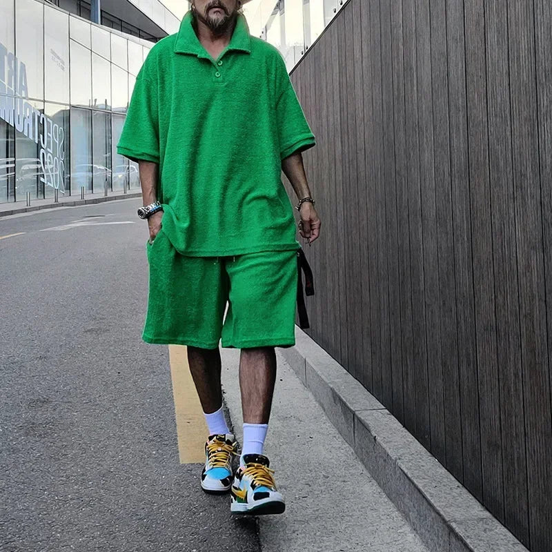 Ensemble Été Homme - CoolTowelSet™ - Vert
