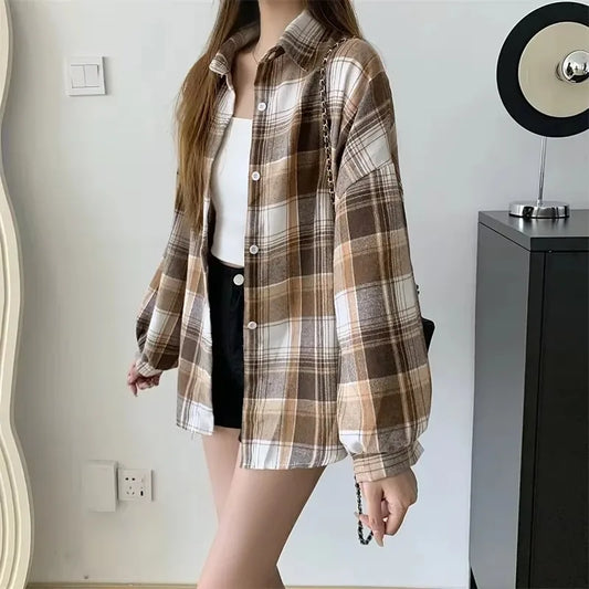Chemise - LooseLook™ - Marron