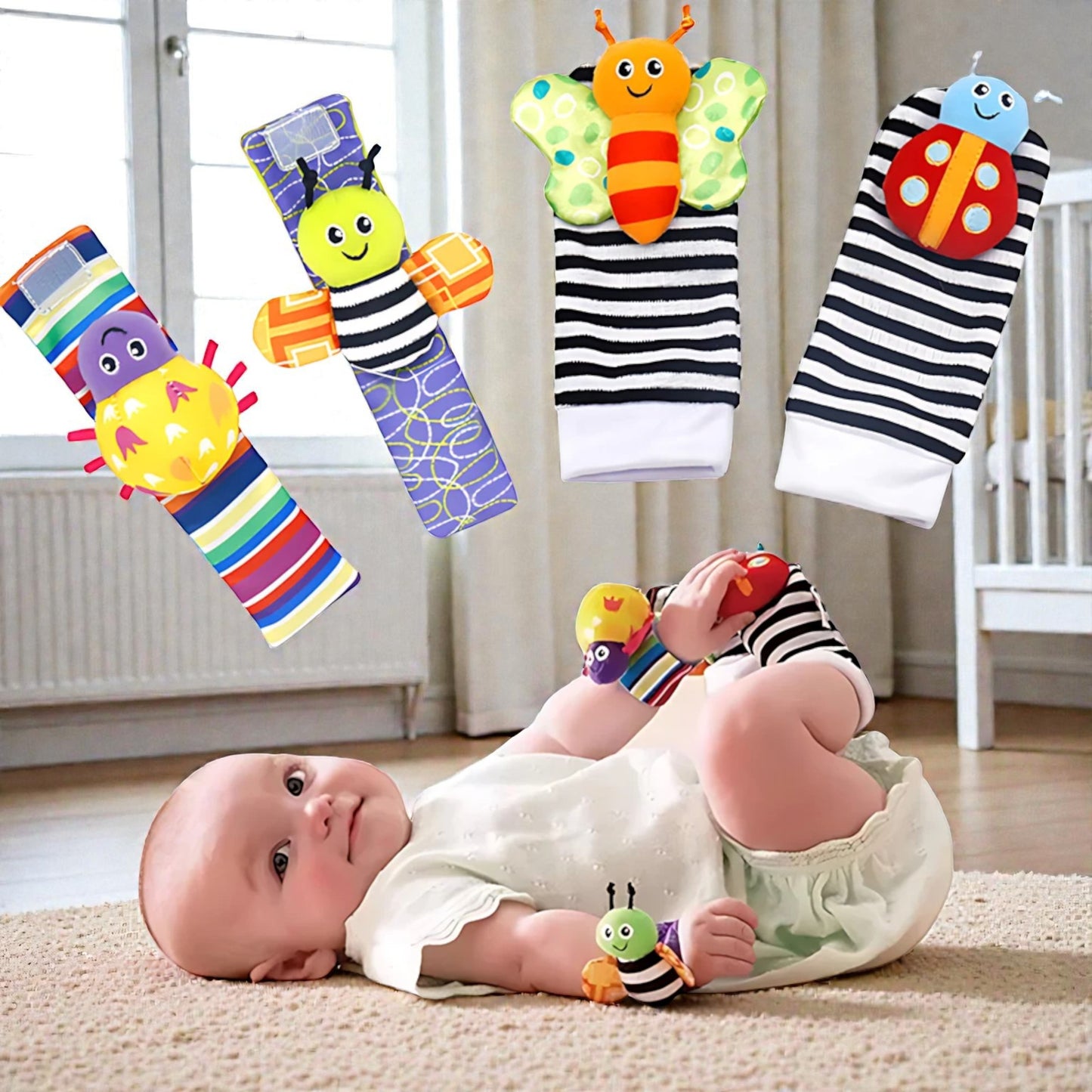 Hochet Bébé	 - PlushRattleFriends™