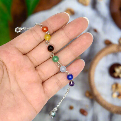 Pendule Divinatoire - DivinationPendulum™ - Chakra Arc-en-Ciel