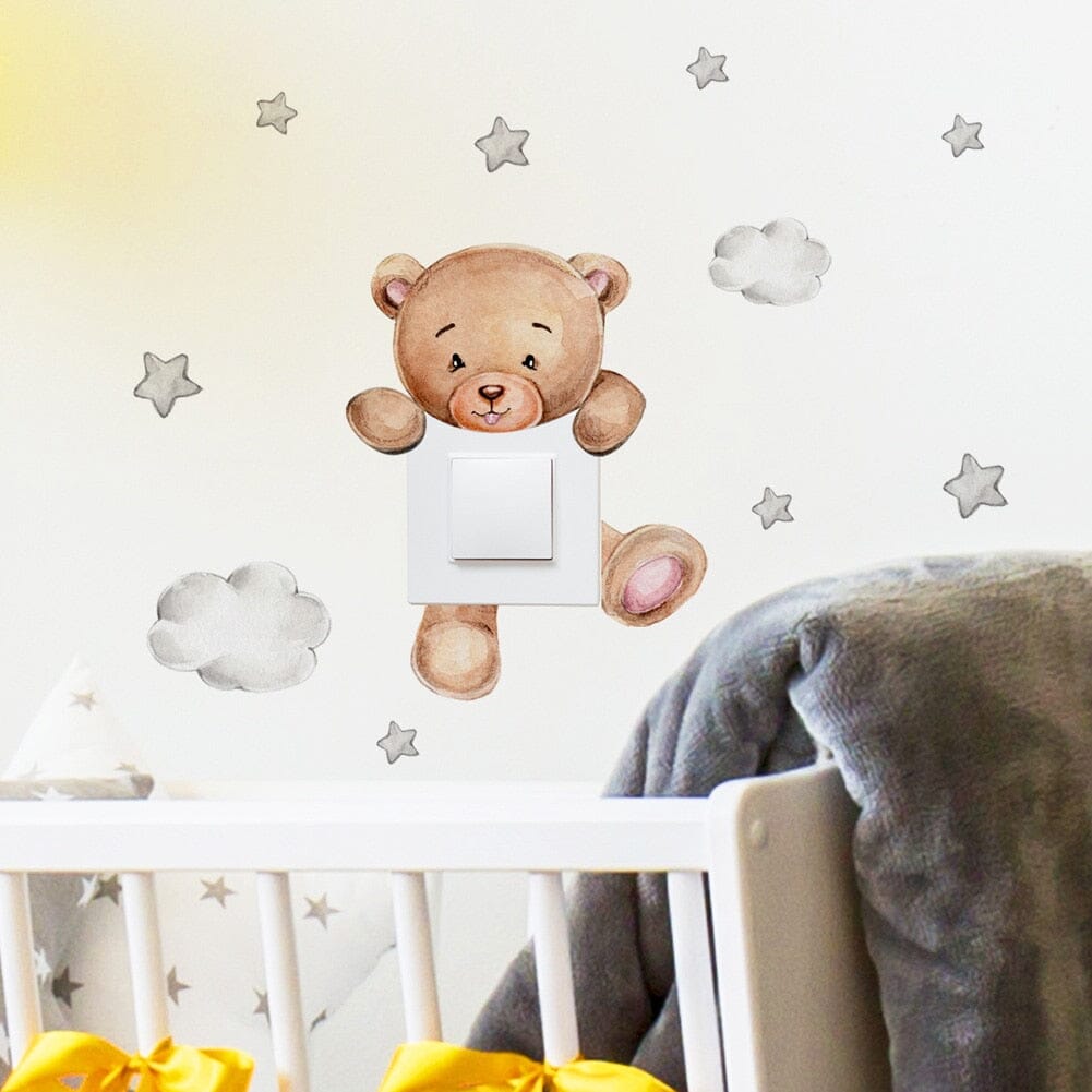 Stickybear™ - Sticker ourson décoratif | Chambre d'enfants