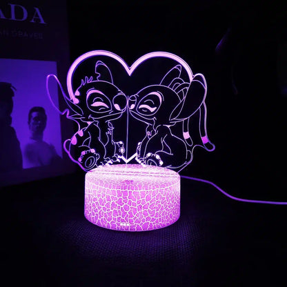Veilleuse LED - StitchDream™ - Duo Amoureux