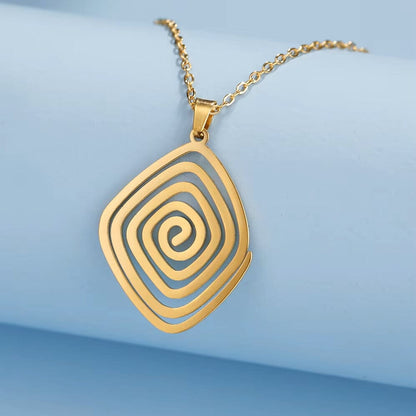 Bijoux Spirituel - NecklaceHealingEnergy™ - Or Spiral