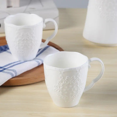 Service à Café - WhiteEmbossTea™