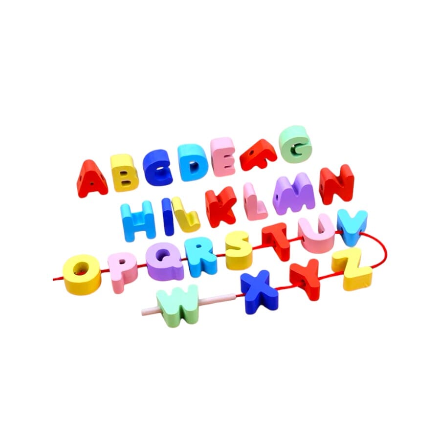 Perles en Bois - WoodenJoy™ - Alphabets