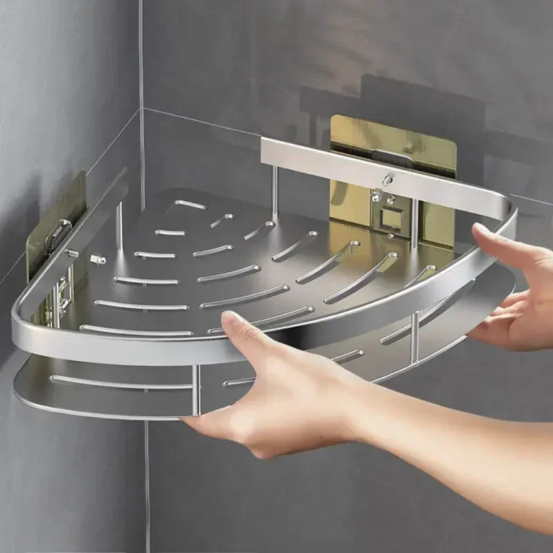 Étagère de Douche - ShelfBathroomOrganizer ™ - Diamant Argenté