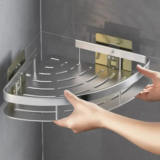 Étagère de Douche - ShelfBathroomOrganizer ™ - Diamant Argenté