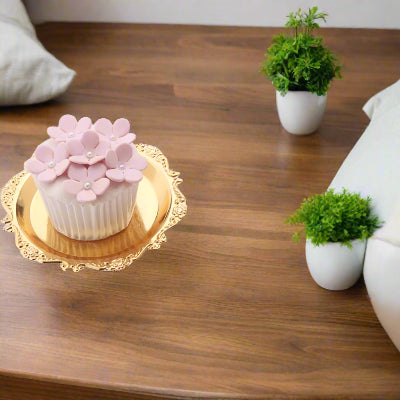 Plateau Decoratif - EleganceDish™ - Doré