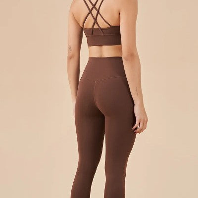 Combinaison Sport Femme - WomenFitnessSet™ - Marron