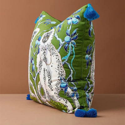 Housse de Coussin - SoftOrient™ - Singe Vert