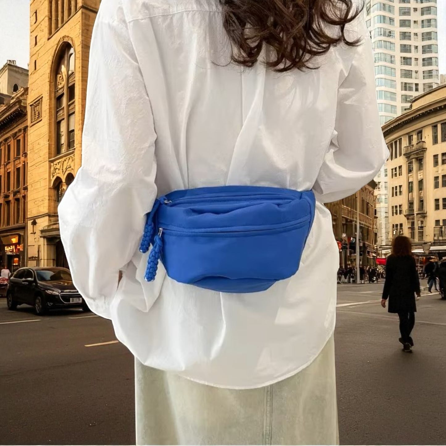 Sac Banane - UrbanCrossBodyBag™ - Bleu