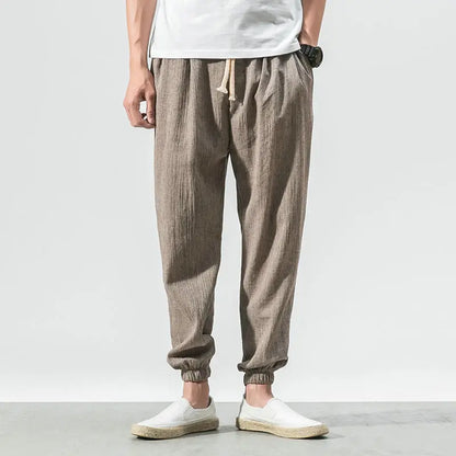 Pantalon en Lin Homme - ModestFlow™ - Gris