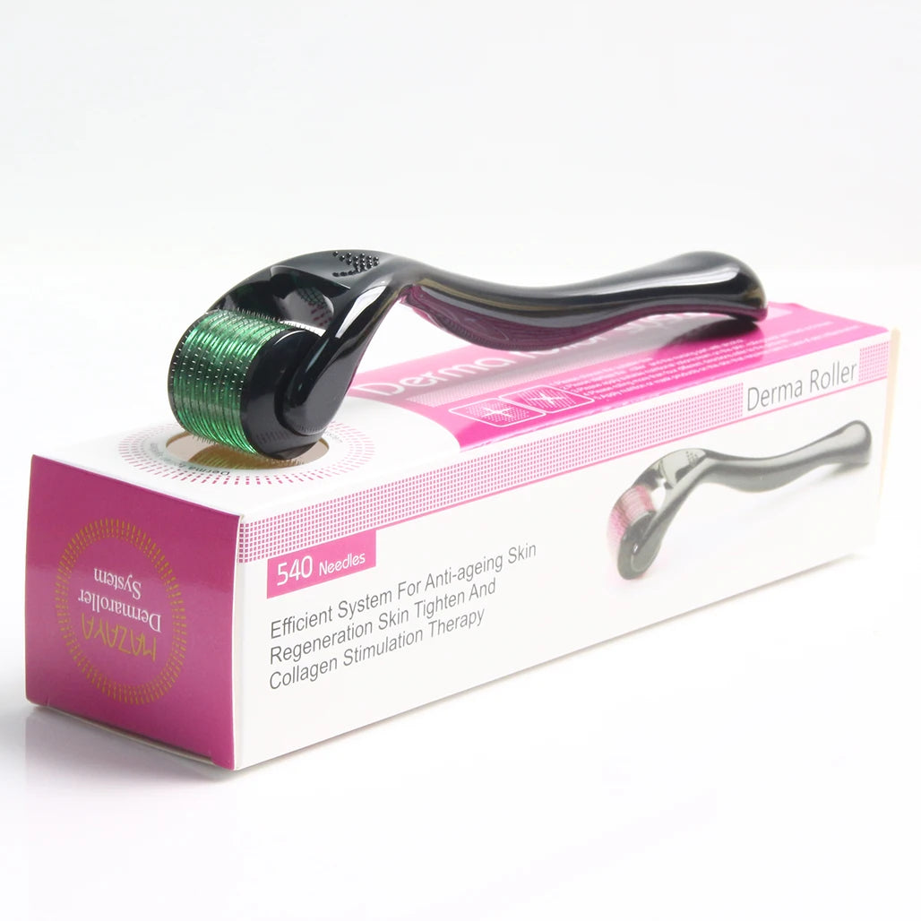 Dermaroller Barbe - BarbeRoll™ - Noir & Vert