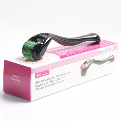 Dermaroller Barbe - BarbeRoll™ - Noir & Vert